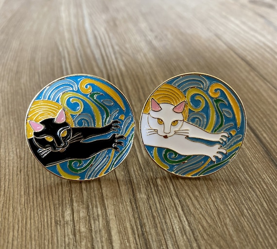 Drawer Cat Enamel Pin Drawer Cat Enamel Pin