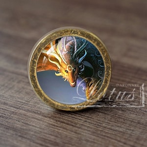 Flying Dragons—Handmade Vintage Antique Drawer Knobs Pulls Handles/Dresser Knobs Cabinet Pull handles / Furniture Hardware