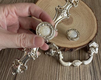 5'' 3.78'' French Chic Drawer Pulls Handles / Kitchen Cabinet Drop Pull Handle Knobs Furniture Hardware KN-YH-006
