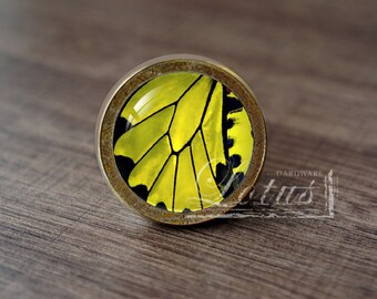 Butterfly Wing —Handmade Vintage Antique Drawer Knobs Pulls Handles/Dresser Knobs Cabinet Pull handles / Furniture Hardware