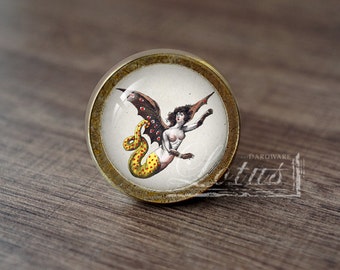 Mythical Creatures —Handmade Vintage Antique Drawer Knobs Pulls Handles/Dresser Knobs Cabinet Pull handles / Furniture Hardware