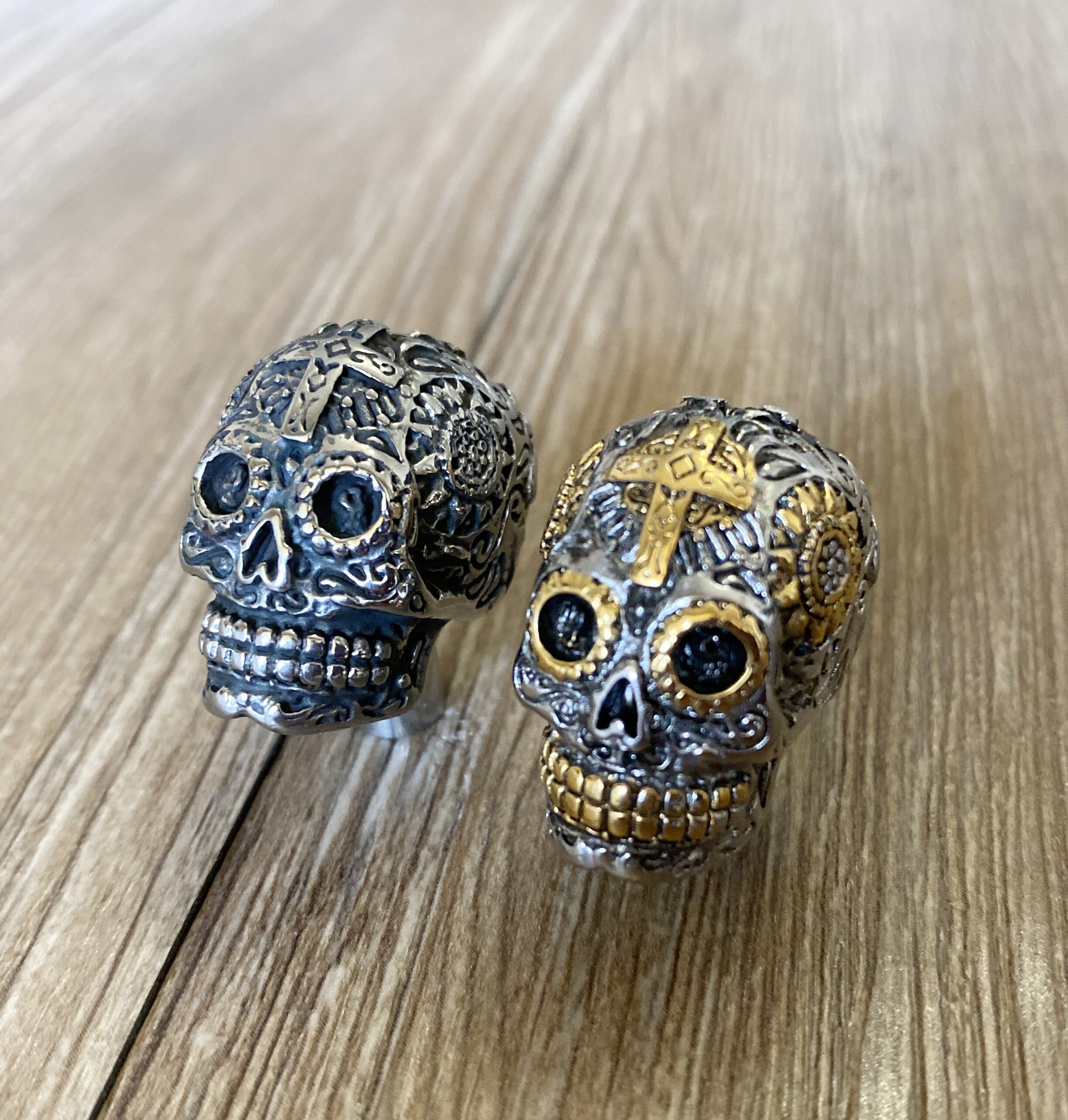 Gothic Skull Knobs 3D Titanium Steel Knobs / Dresser Etsy