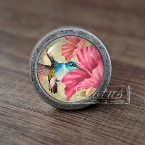 Hummingbird—Handmade Vintage Antique Drawer Knobs Pulls Handles/Dresser Knobs Cabinet Pull handles / Furniture Hardware