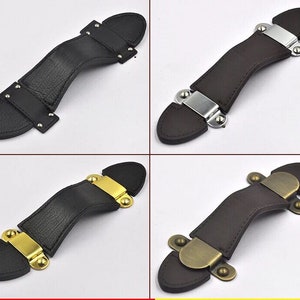 Maniglie per bagagli in pelle PU retrò - Maniglie per porte per armadi, guardaroba, cassetti, mobili, accessori per bagagli, CP-1064