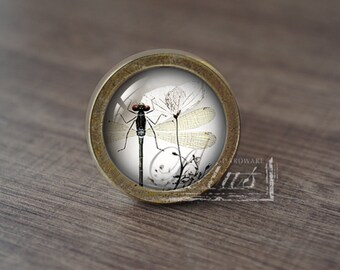 Dragonfly—Handmade Vintage Antique Drawer Knobs Pulls Handles/Dresser Knobs Cabinet Pull handles / Furniture Hardware