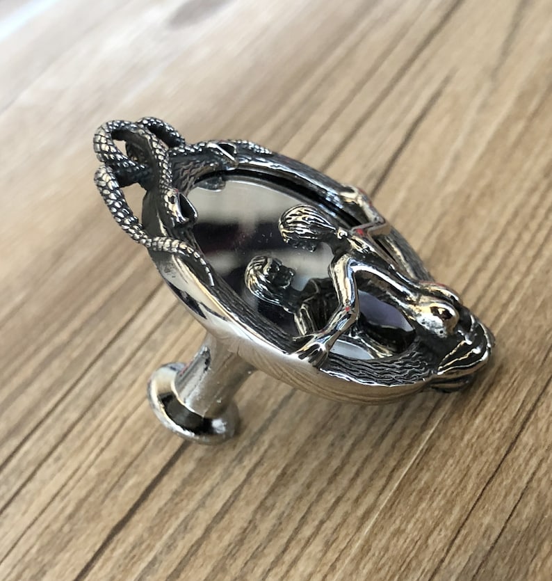 Silver Hiphop Magic Mirror Drawer Knobs / Dresser Etsy