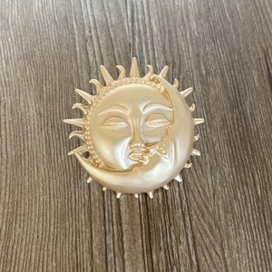 Matte Golden Star and Moon drawer knobs / Star and Moon cabinet / Gothic Home Decor / Shaped drawer knobs / Furniture Hardware,Z-603