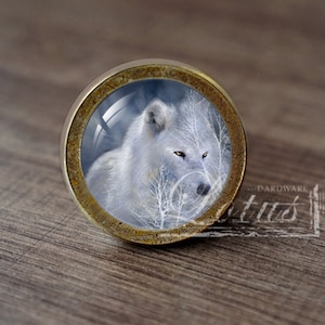 Wolf—Handmade Vintage Antique Drawer Knobs Pulls Handles/Dresser Knobs Cabinet Pull handles / Furniture Hardware