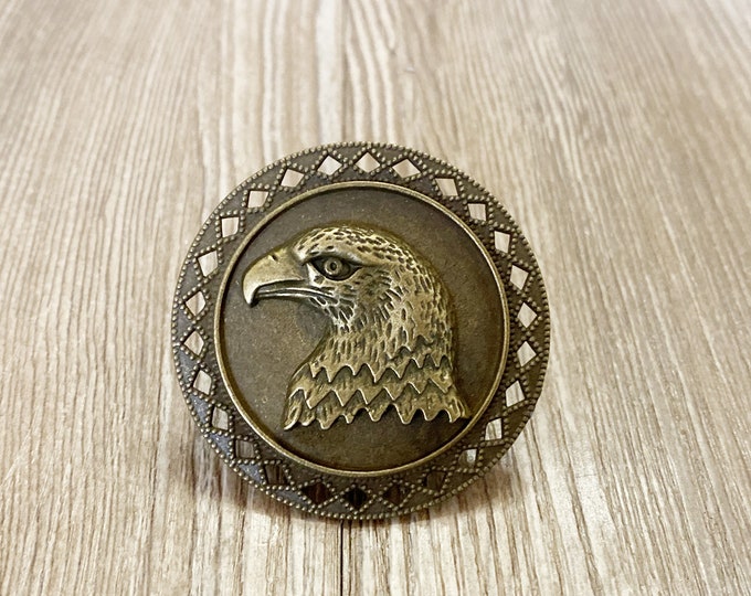 Brass Eagle Drawer Knobs / Eagle / Gothic Home Decor / Etsy