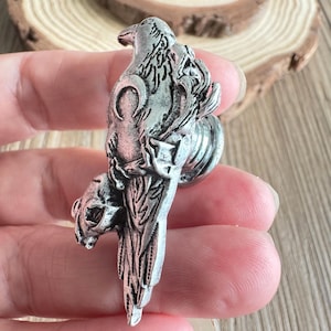 Crow Skull drawer knobs /Punk/Hip-hop/Gothic Home Decor / Furniture Hardware,Z-1172