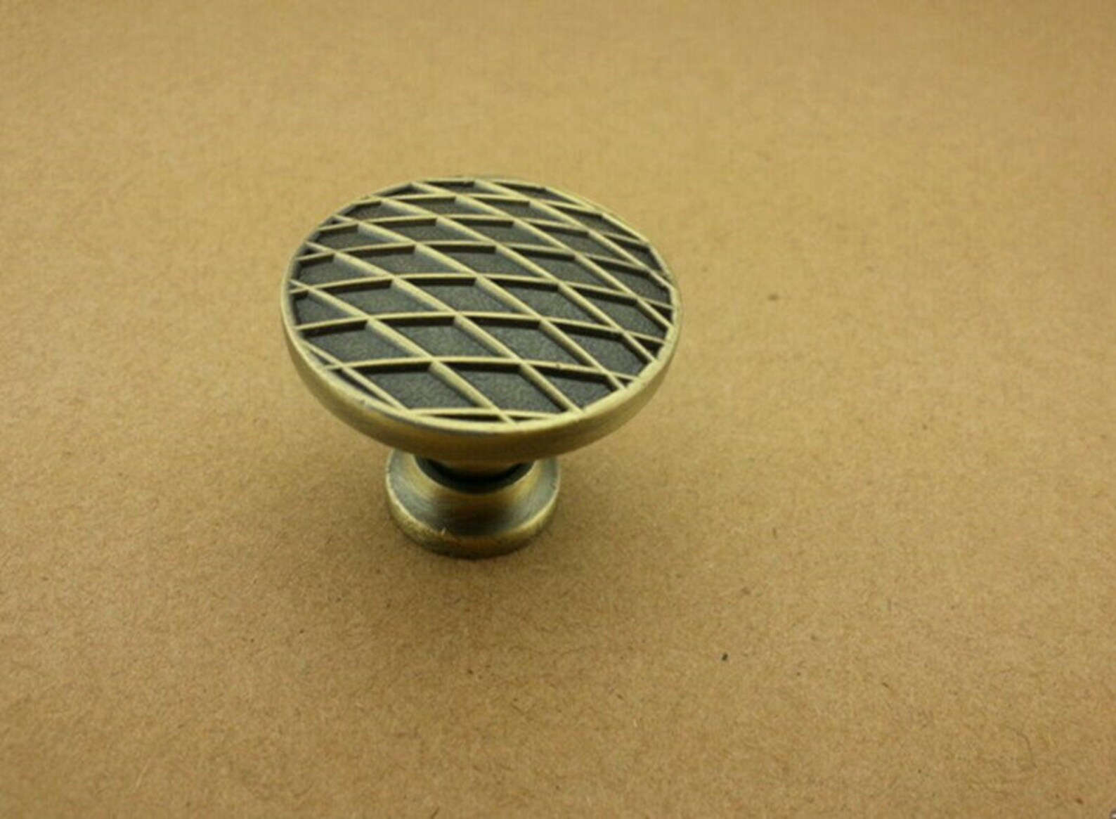 Antique Style Ebonized Wood Furniture Knobs - 1-3/8" Victorian Cabinet Drawer Knobs