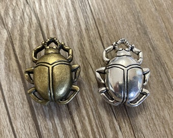 Retro Beetle drawer knobs / Beetle cabinet / Gothic Home Decor / Animal Shaped drawer knobs / Furniture Hardware,Z-383