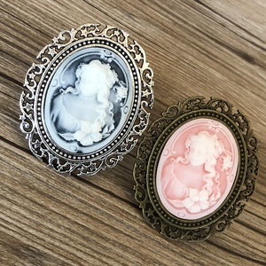Retro Resin Hand Painted Relief drawer knobs / Resin Girl Cabinet / Gothic Home Decor / Furniture Hardware,Z-132