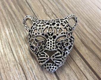 Leopard drawer knobs / Leopard Cabinet / Gothic Home Decor / Animal Shaped drawer knobs / Furniture Hardware,Z-196