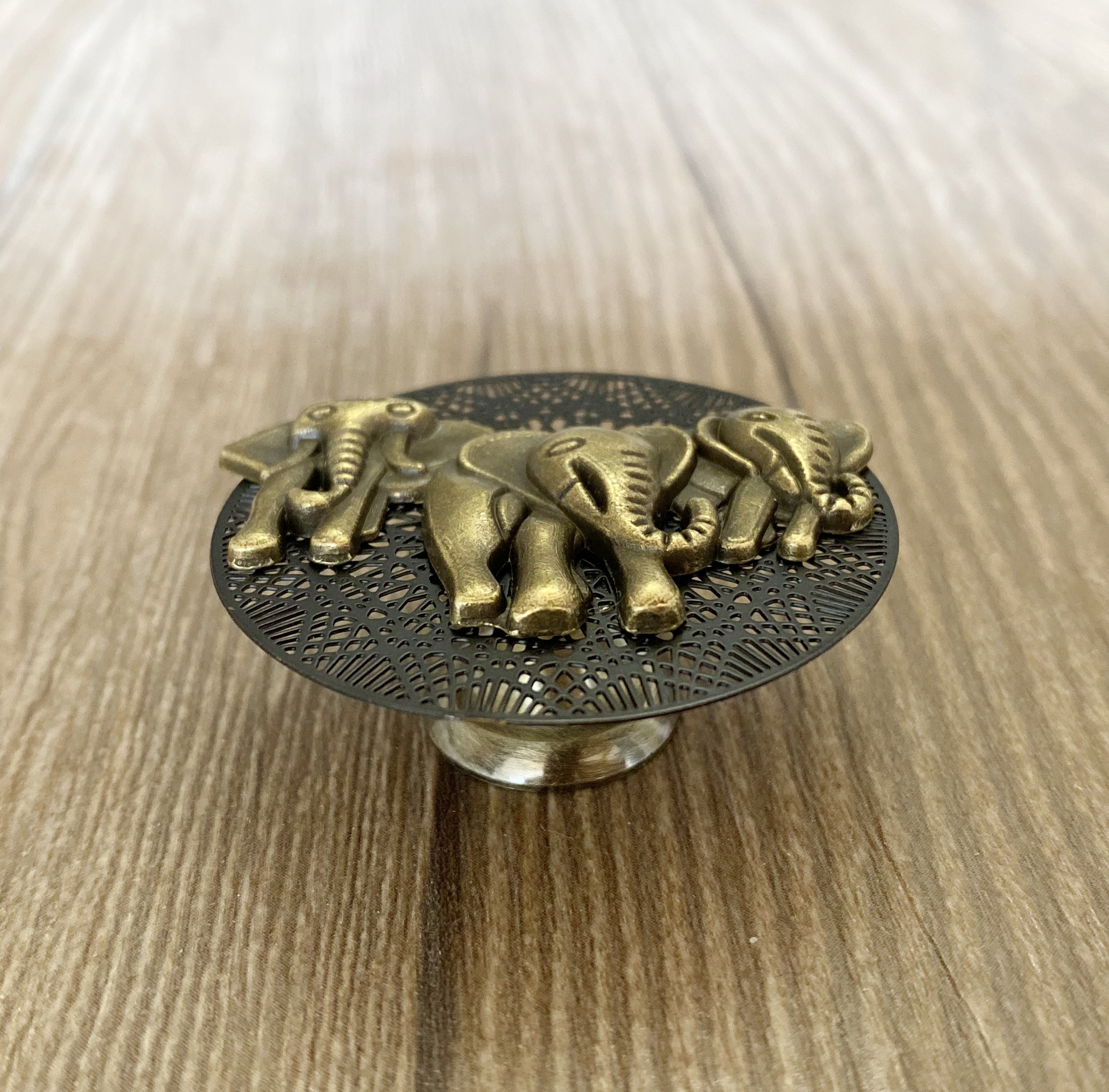 Bronze Elephant drawer knobs / Elephant / Gothic Home Etsy