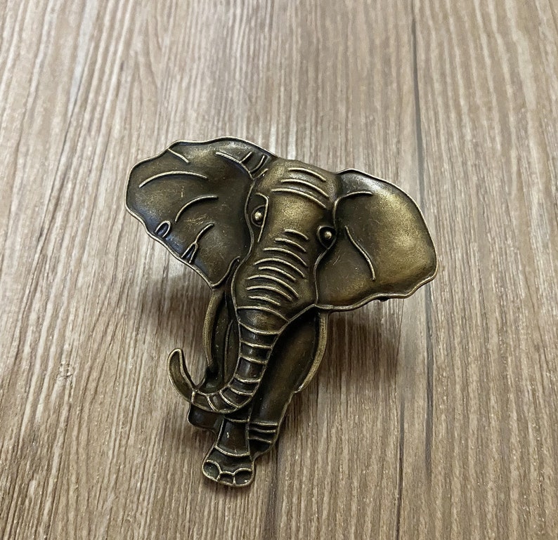 Elephant drawer knobs / Elephant / Gothic Home Decor / Etsy