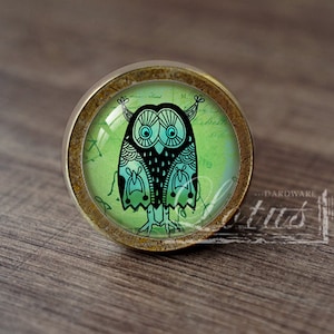 Owl—Handmade Vintage Antique Drawer Knobs Pulls Handles/Dresser Knobs Cabinet Pull handles / Furniture Hardware