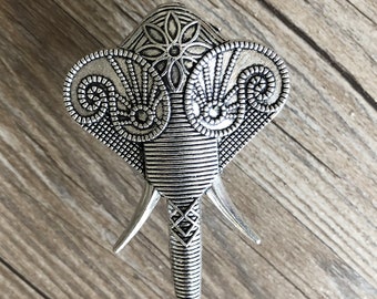 Perillas de cajón con forma de elefante / Gabinete con forma de elefante / Decoración gótica del hogar / Perillas de cajón con forma de animal / Herrajes para muebles, Z-225