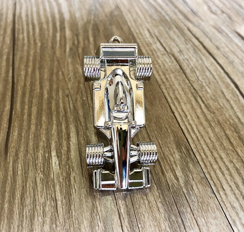 Silver Mini Formula 1 racing car Drawer knobs / Furniture Knobs Silver with Rope Pattern Drawer Knobs for Child , Z-302 image 5