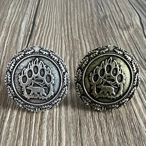 Bear Paw drawer knobs / Bear Paw cabinet / Gothic Home Decor / Animal Shaped drawer knobs / Furniture Hardware,Z-1017