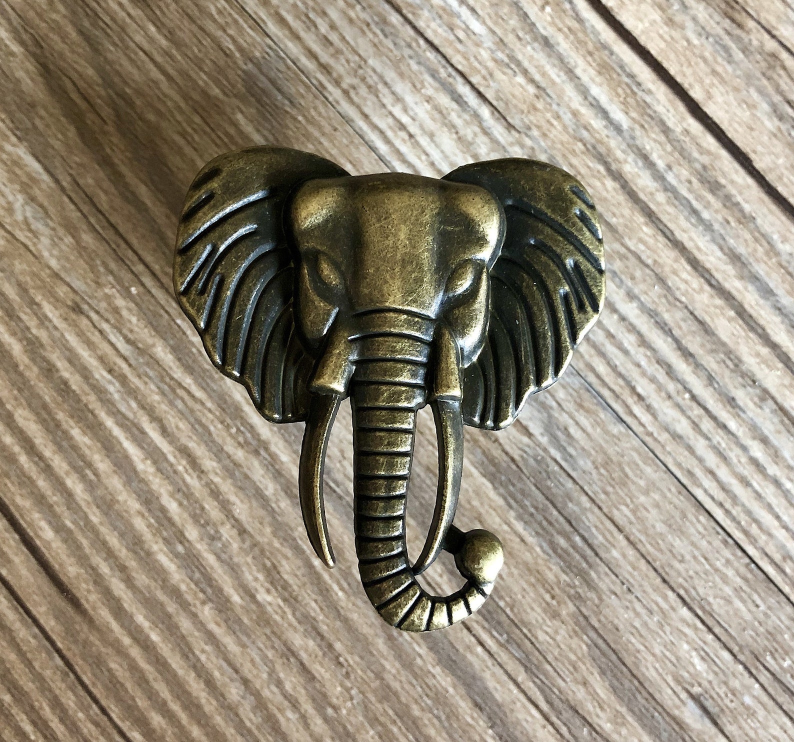 Brass Elephant Drawer Knobs / Elephant / Gothic Home Etsy UK