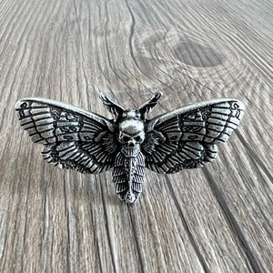 Moth drawer knobs /Skull cabinet / Gothic Home Decor / Animal Shaped drawer knobs / Furniture Hardware,Z-1055