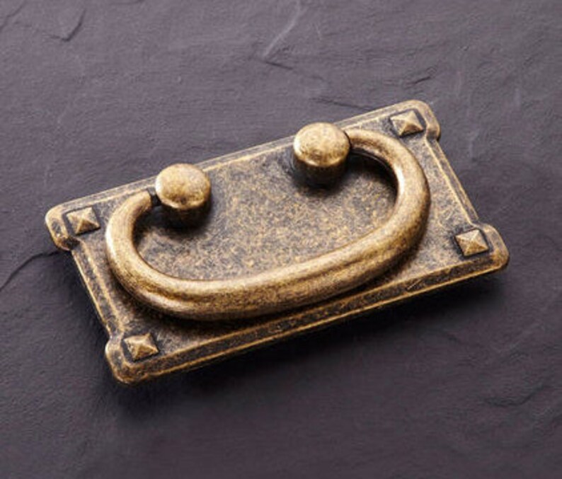 Bronze Dresser Pulls Drawer Pull Handles Porcelain / Cabinet Etsy