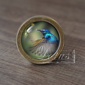 Hummingbird—Handmade Vintage Antique Drawer Knobs Pulls Handles/Dresser Knobs Cabinet Pull handles / Furniture Hardware