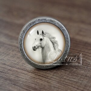 Horse Animal —Handmade Vintage Antique Drawer Knobs Pulls Handles/Dresser Knobs Cabinet Pull handles / Furniture Hardware
