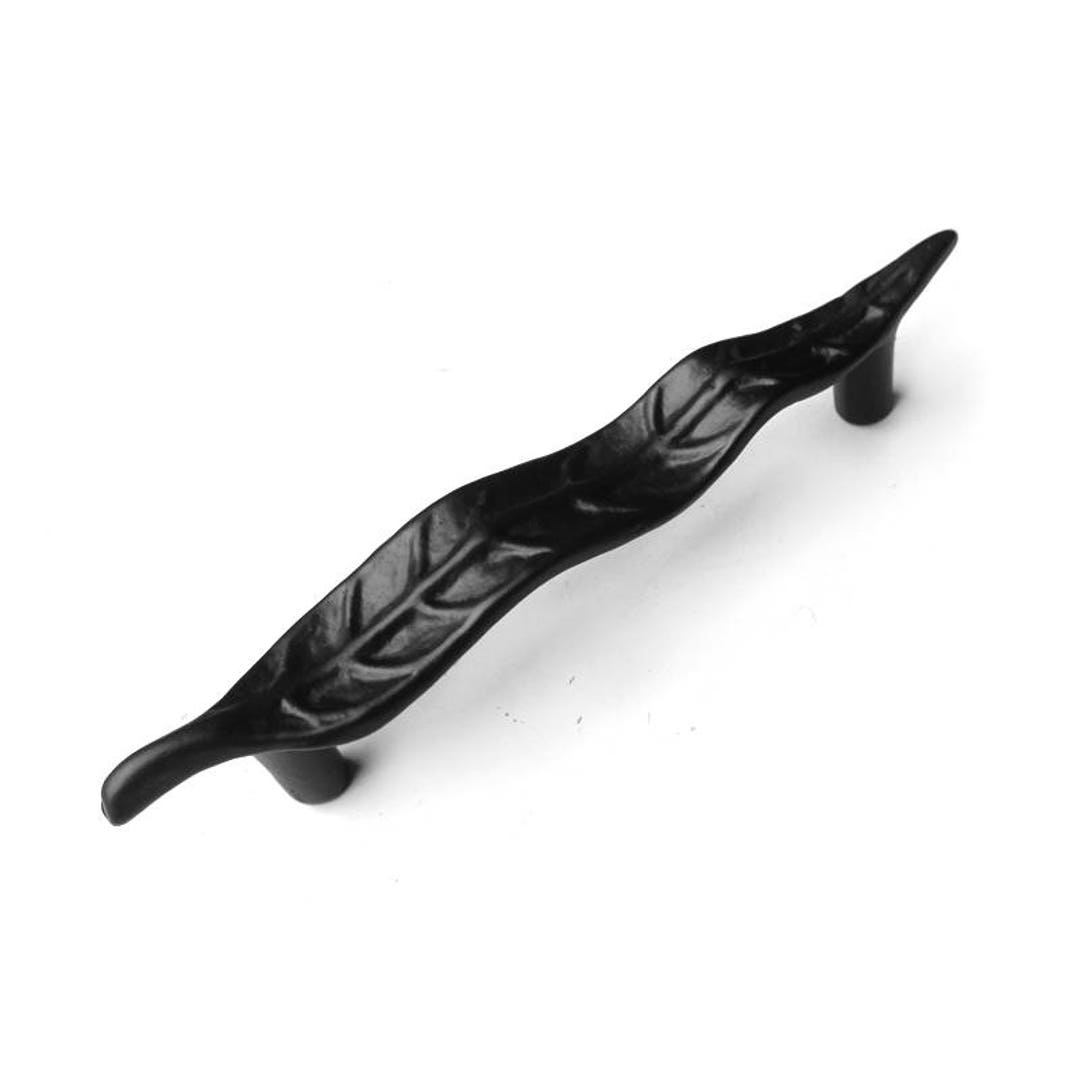 Black Leaves Pull Drawer Knob Dresser Handle Knobs Pulls Handles