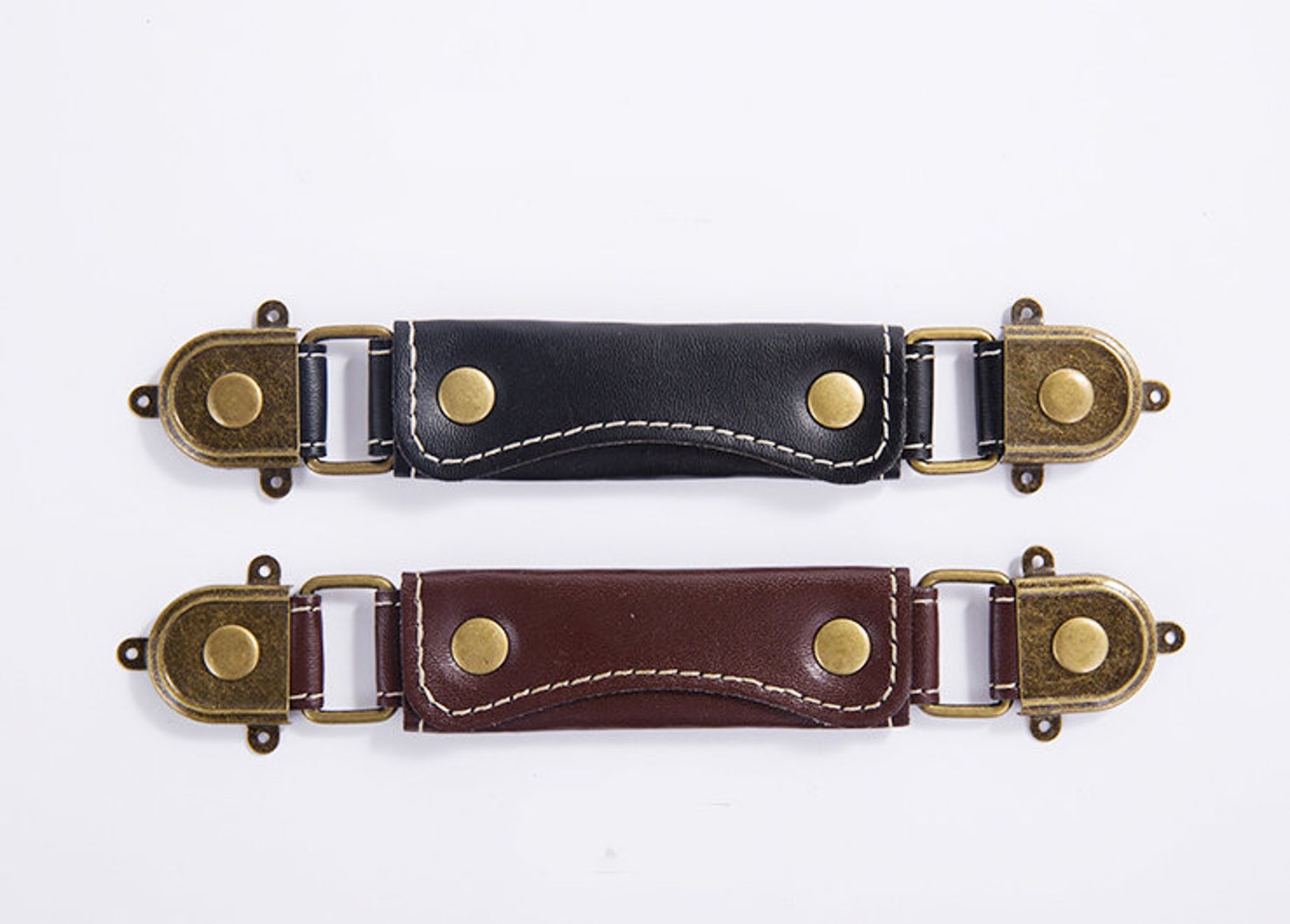 Retro PU Leather Luggage handles Door Handles For Etsy