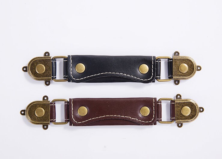 Retro PU Leather Luggage handles Door Handles For Etsy