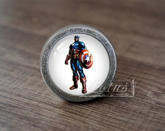 Superhero—Handmade Vintage Antique Drawer Knobs Pulls Handles/Dresser Knobs Cabinet Pull handles / Furniture Hardware