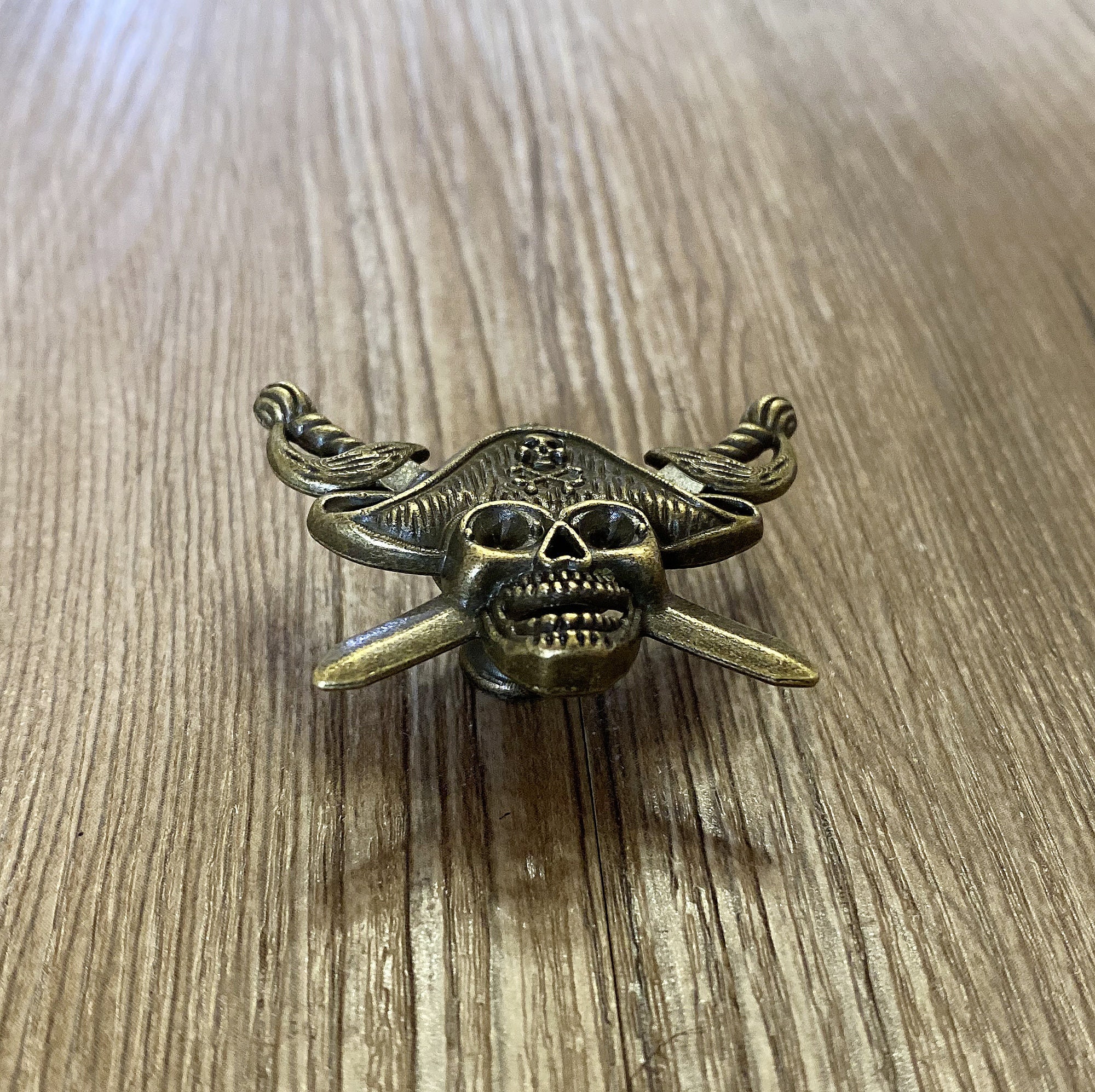Retro Brass Pirate Skull Drawer Knobs / Punk Dresser Etsy
