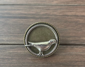 Brass Bird drawer knobs / Gear Bird Cabinet / Gothic Home Decor / Furniture Hardware in Brass ,Z-928