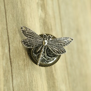 Perillas del cajón de la libélula del engranaje del engranaje | Etsy