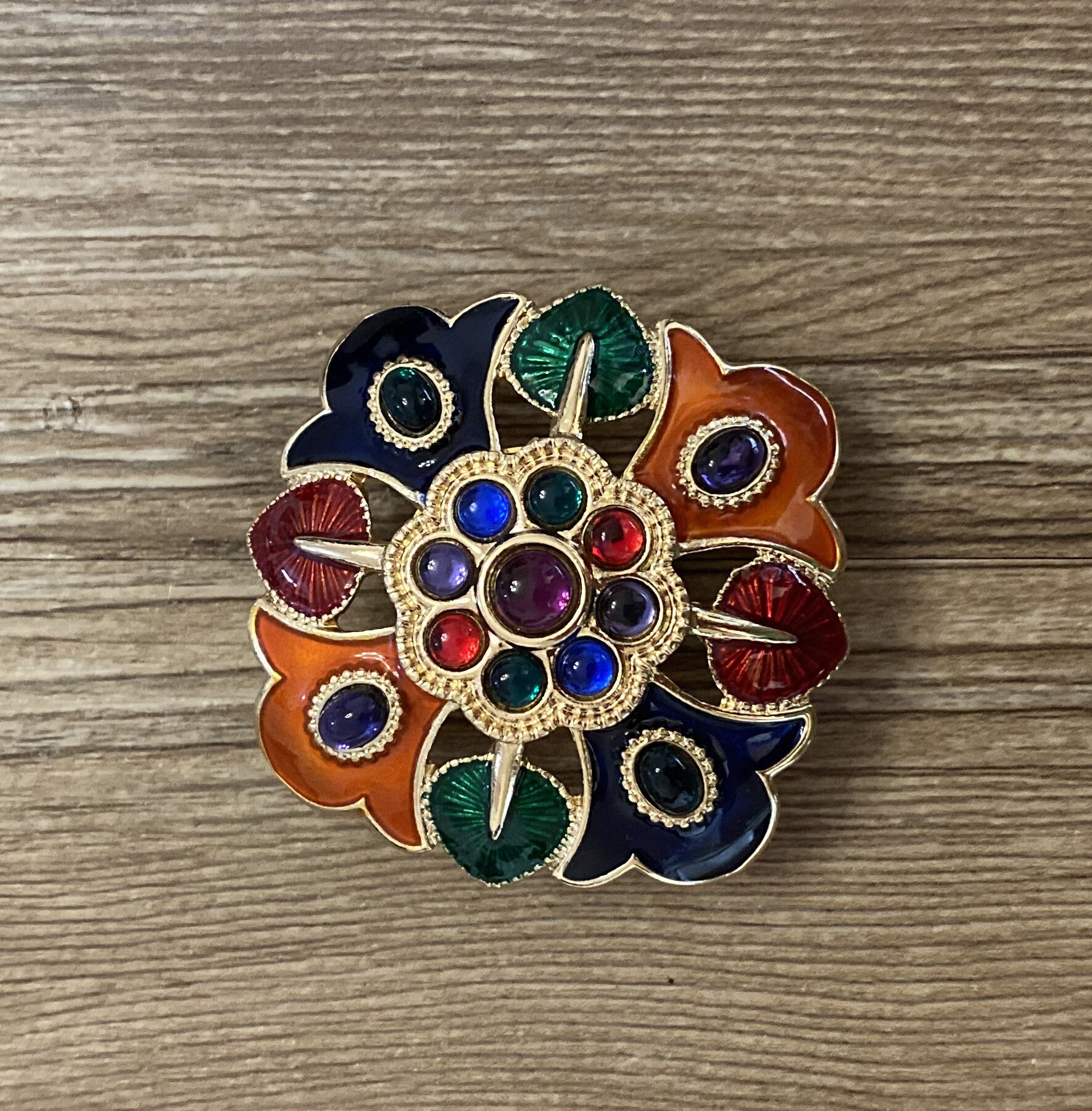 Enamel Vintage Bohemian Drawer Knobs / Vintage Bohemian Etsy