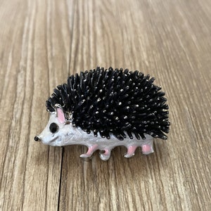 Enamel  Hedgehog drawer knobs /  The Hedgehog cabinet / Gothic Home Decor / Animal Shaped drawer knobs / Furniture Hardware,Z-872
