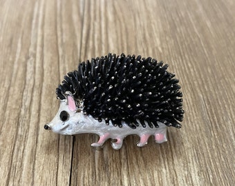 Enamel  Hedgehog drawer knobs /  The Hedgehog cabinet / Gothic Home Decor / Animal Shaped drawer knobs / Furniture Hardware,Z-872