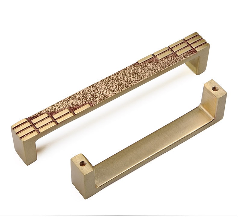 Antique Brass Dresser Drawer Pull Handles Knob Metal Drop Pull Etsy