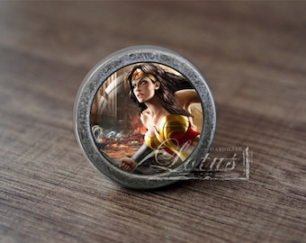 Superhero—Handmade Vintage Antique Drawer Knobs Pulls Handles/Dresser Knobs Cabinet Pull handles / Furniture Hardware