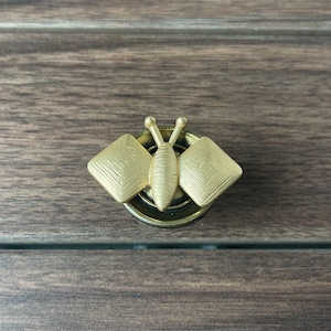 Matte Golden Butterfly drawer knobs / Gold Butterfly cabinet / Gothic Home Decor / Shaped drawer knobs / Furniture Hardware,Z-931