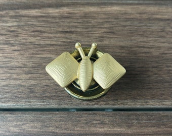 Matte Golden Butterfly drawer knobs / Gold Butterfly cabinet / Gothic Home Decor / Shaped drawer knobs / Furniture Hardware,Z-931