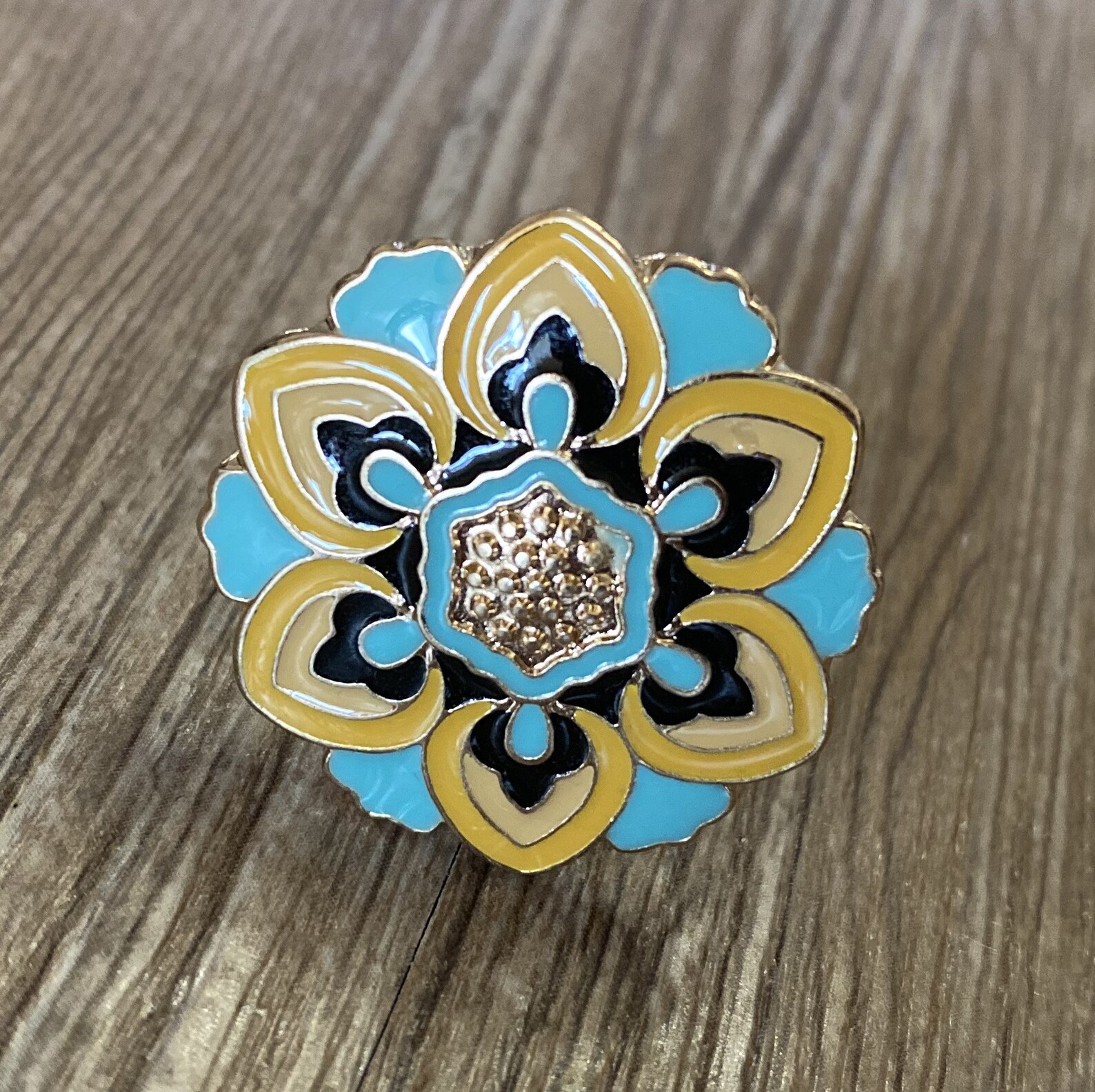 Enamel Vintage Bohemian Drawer Knobs / Vintage Bohemian Etsy