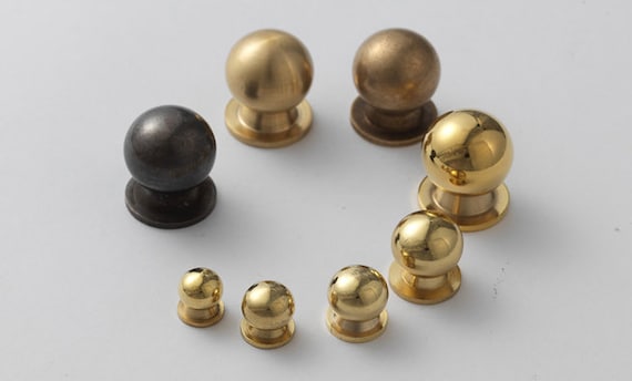 Brass Handmade Antique Drawer Knobs Pulls Handles Dresser Etsy