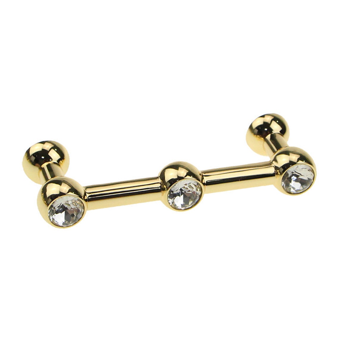 Gold Crystal Knobs Dresser Knobs Dresser Knobs Pull / Etsy