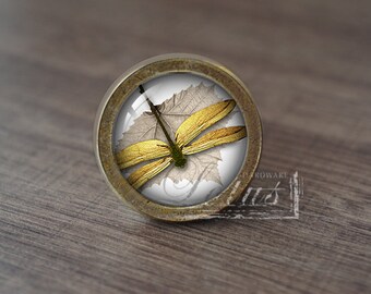 Dragonfly—Handmade Vintage Antique Drawer Knobs Pulls Handles/Dresser Knobs Cabinet Pull handles / Furniture Hardware