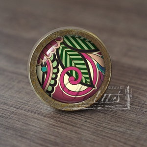 Paisley—Handmade Vintage Antique Drawer Knobs Pulls Handles/Dresser Knobs Cabinet Pull handles / Furniture Hardware
