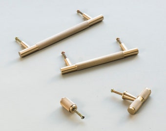 Moderne eenvoudige messing opruwen pull dressoir pull kast dressoir knoppen pull/dressoir pull, CP-1116