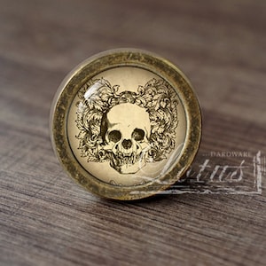 Skulls —Handmade Vintage Antique Drawer Knobs Pulls Handles/Dresser Knobs Cabinet Pull handles / Furniture Hardware